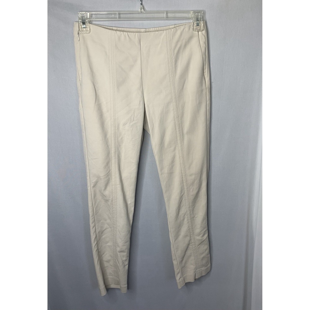 Women's Sz 4 J. Jill Essential Cotton Stretch Beige Khaki Pants